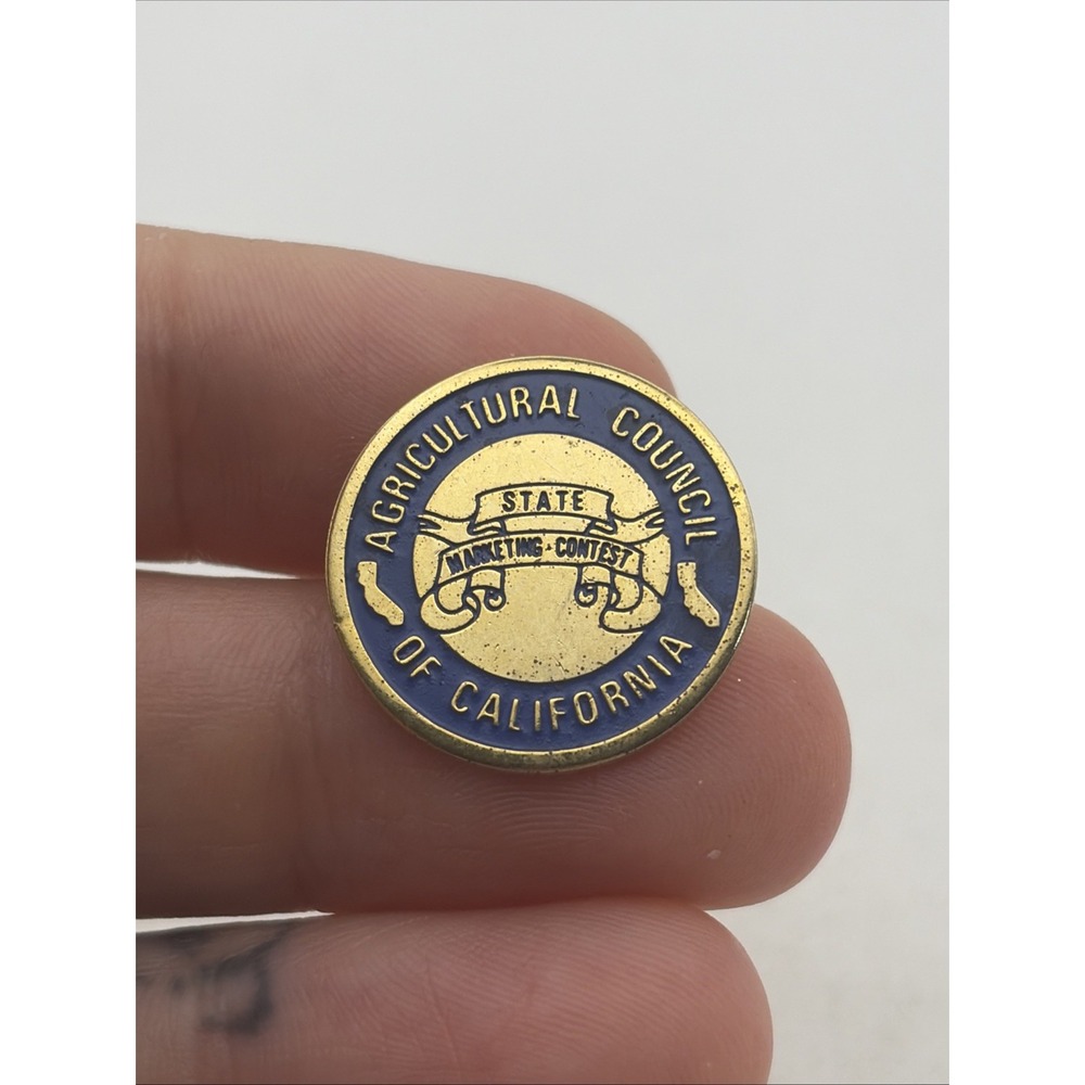 Agricultural Council Of California State Marketing Contest Lapel Hat Pin